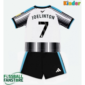 Newcastle United Joelinton #7 Replik Heimtrikot Kinder 2026-27 Kurzarm (+ Kurze Hosen)